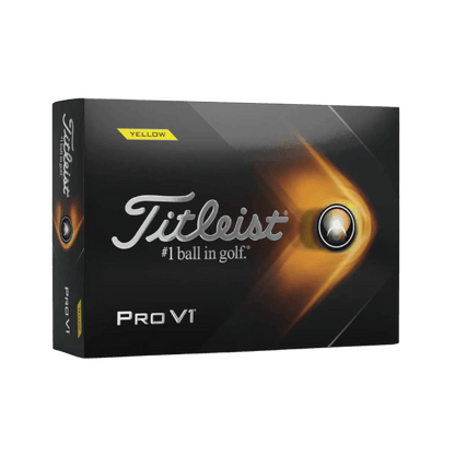 Titleist Pro V1 Golf Balls-Yellow - Golf Balls - SwagWear