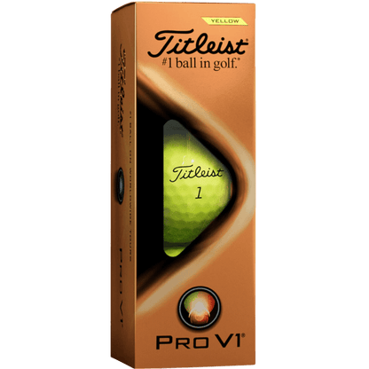 Titleist Pro V1 Golf Balls-Yellow - Golf Balls - SwagWear
