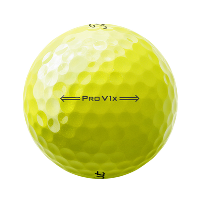 Titleist Pro V1x Golf Balls-Yellow - Yellow - Golf Balls