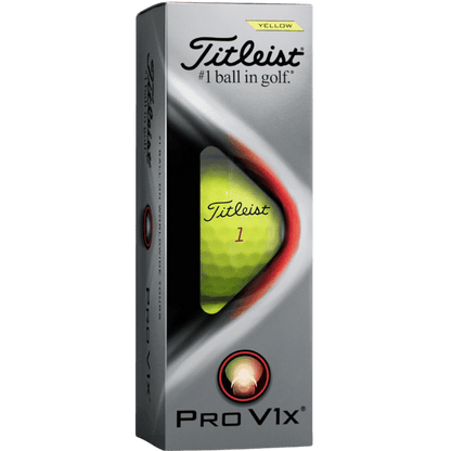 Titleist Pro V1x Golf Balls-Yellow - Golf Balls - SwagWear