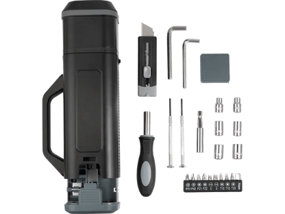 Tool Set With Rechargeable LED Flashlight - Flashlights - SwagWear