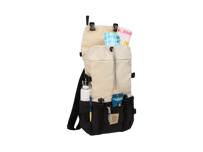 Topo Designs Rover Pack Classic 15’’ Laptop Backpack - Bone White/Black - Laptop Backpacks