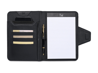 Travis & Wells® Envoy Junior Magnet Close Padfolio - Magnetic Padfolios - SwagWear