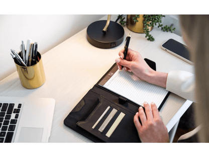 Travis & Wells® Envoy Junior Magnet Close Padfolio - Magnetic Padfolios - SwagWear