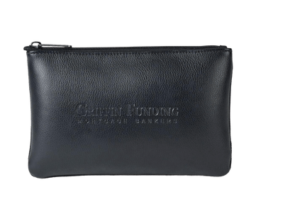 Travis & Wells® Leather Zippered Pouch - Travel Pouches - SwagWear
