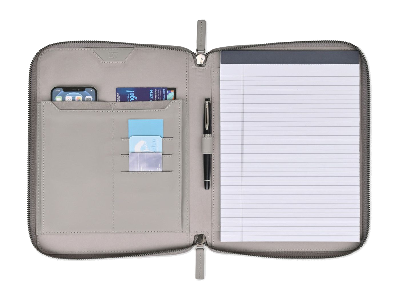 Travis & Wells® Envoy Executive Zipper Close Padfolio - Zippered Padfolios