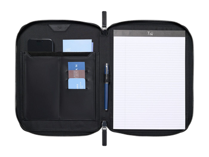 Travis & Wells® Envoy Executive Zipper Close Padfolio - Zippered Padfolios