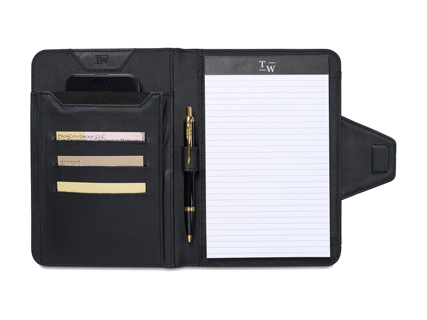 Travis & Wells® Envoy Junior Magnet Close Padfolio - Magnetic Padfolios