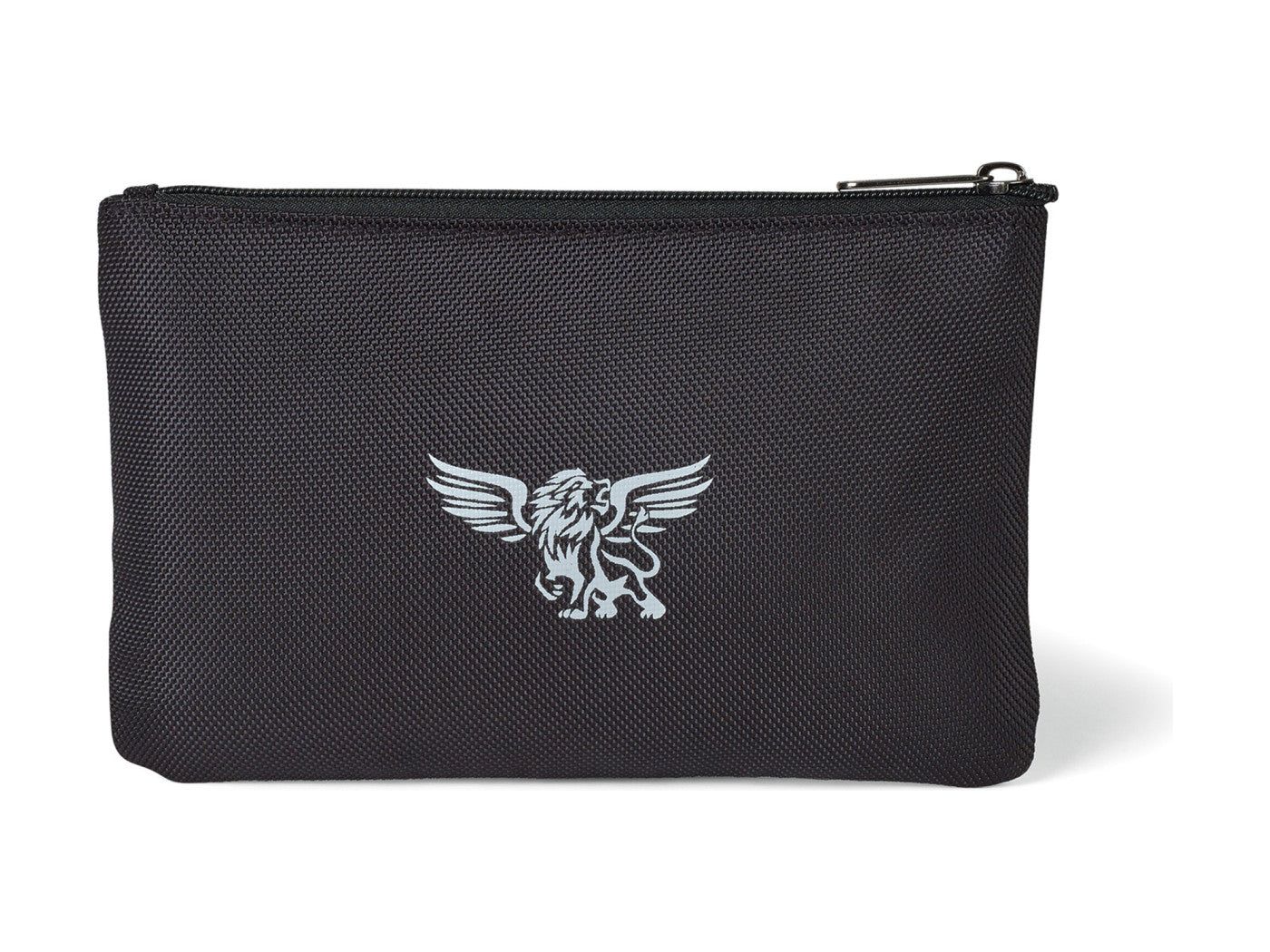 Travis & Wells® Leather Zippered Pouch - Black - Travel Pouches