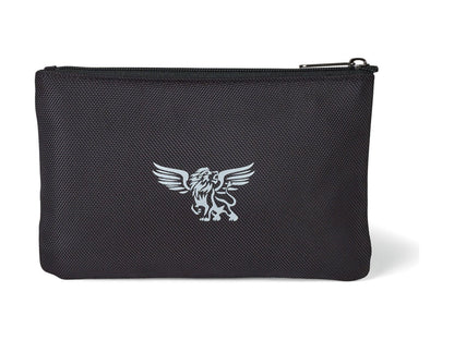 Travis & Wells® Leather Zippered Pouch - Black - Travel Pouches