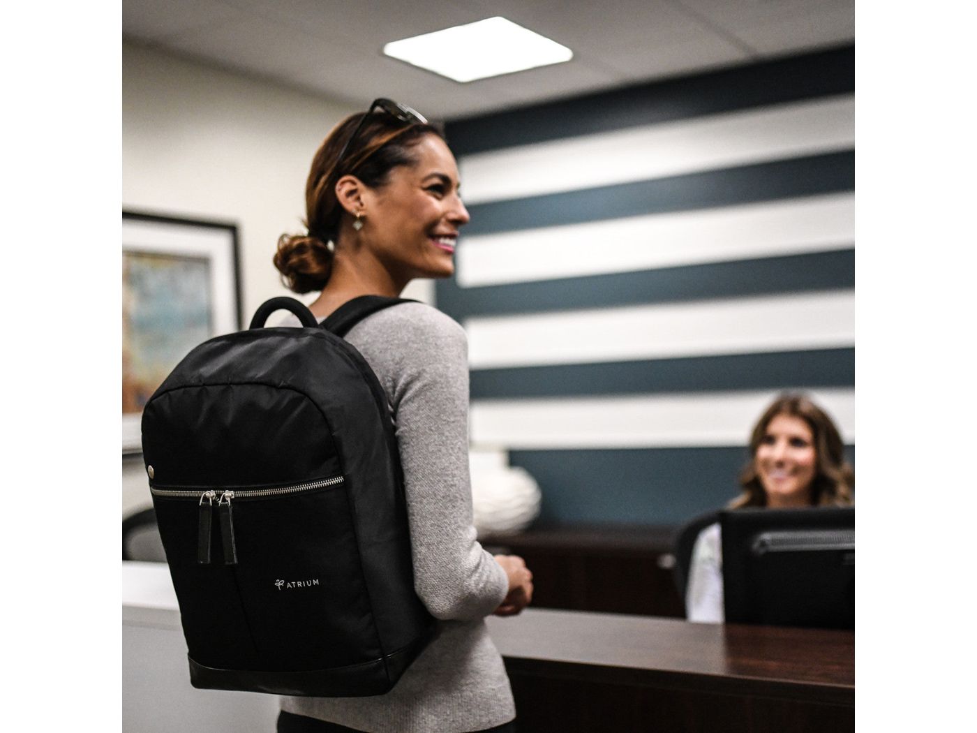 Travis & Wells® Lilah Laptop Backpack - Black - Laptop Backpacks