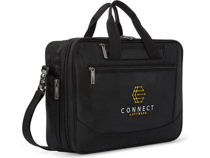 Travis & Wells® Transit Laptop Portfolio - Black - Messenger Bags