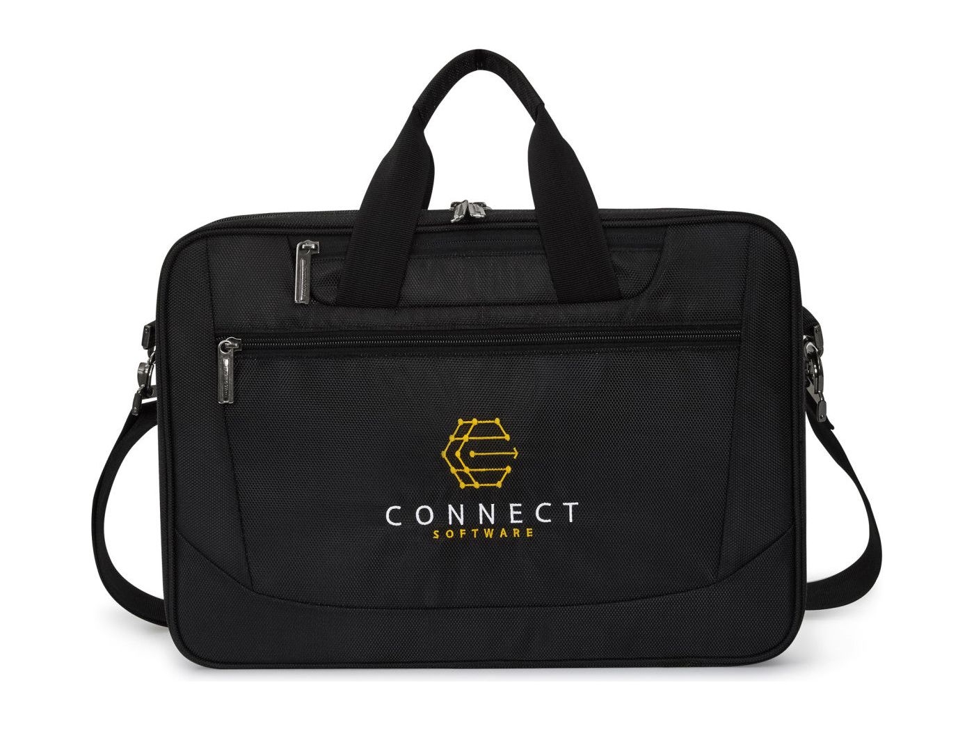 Travis & Wells® Transit Laptop Portfolio - Black - Messenger Bags