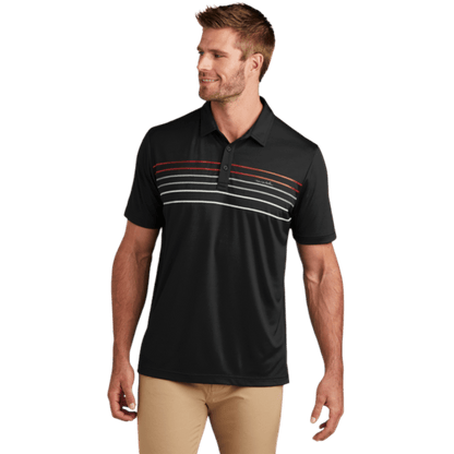 TravisMathew Coto Performance Chest Stripe Polo - Polos - SwagWear