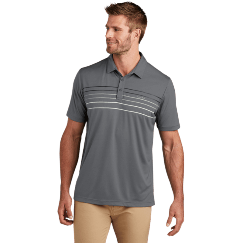 TravisMathew Coto Performance Chest Stripe Polo - Polos - SwagWear