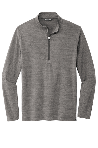TravisMathew Crestview 1/4-Zip - Grey Heather / Mens / S - Pullovers