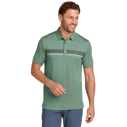 TravisMathew Glenview Stripe Polo - Polos - SwagWear