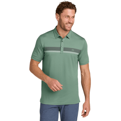 TravisMathew Glenview Stripe Polo - Polos - SwagWear