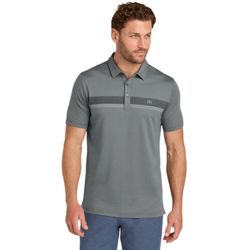 TravisMathew Glenview Stripe Polo - Polos - SwagWear