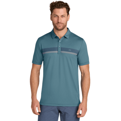 TravisMathew Glenview Stripe Polo - Polos - SwagWear