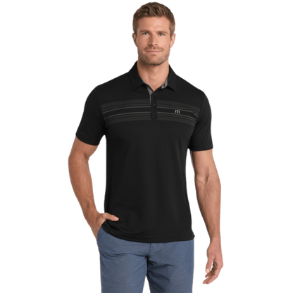 TravisMathew Monterey Chest Stripe Polo - Polos - SwagWear