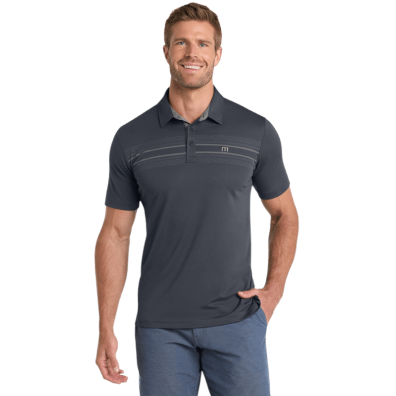 TravisMathew Monterey Chest Stripe Polo - Polos - SwagWear