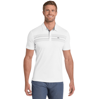 TravisMathew Monterey Chest Stripe Polo - Polos - SwagWear
