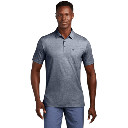 TravisMathew Oceanside Heather Pocket Polo - Polos - SwagWear