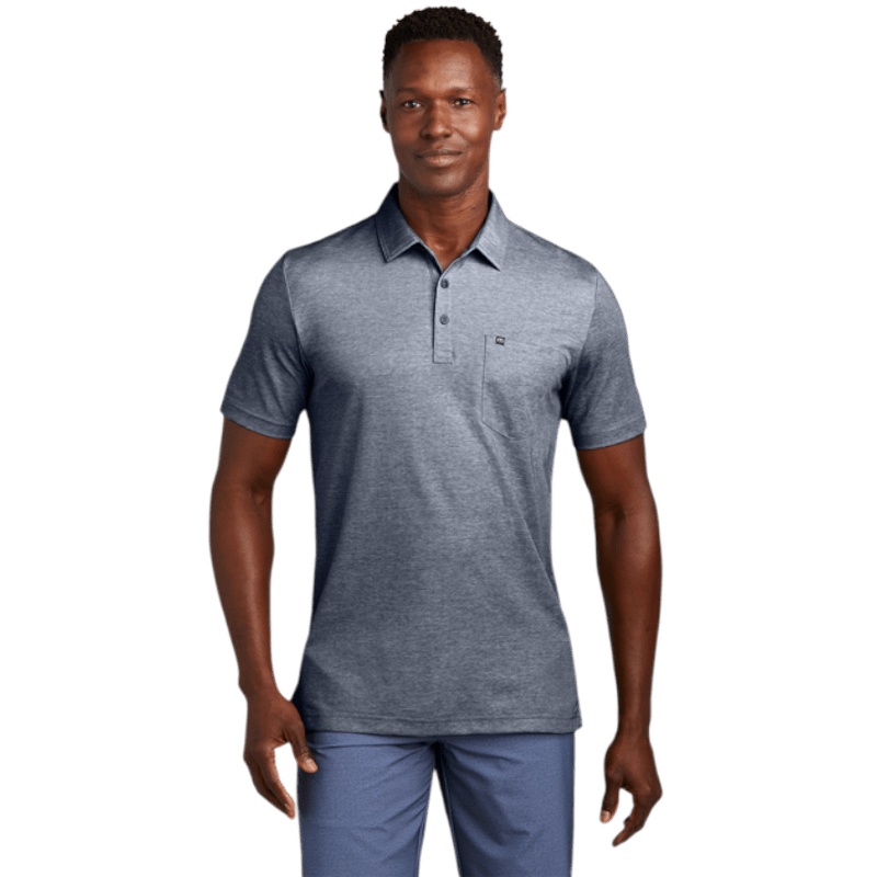 TravisMathew Oceanside Heather Pocket Polo - Polos - SwagWear