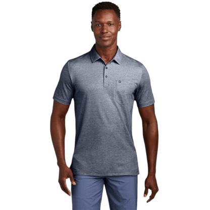TravisMathew Oceanside Heather Pocket Polo - Polos - SwagWear