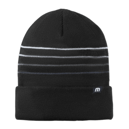 TravisMathew Striped Cuffed Beanie - Beanies - SwagWear