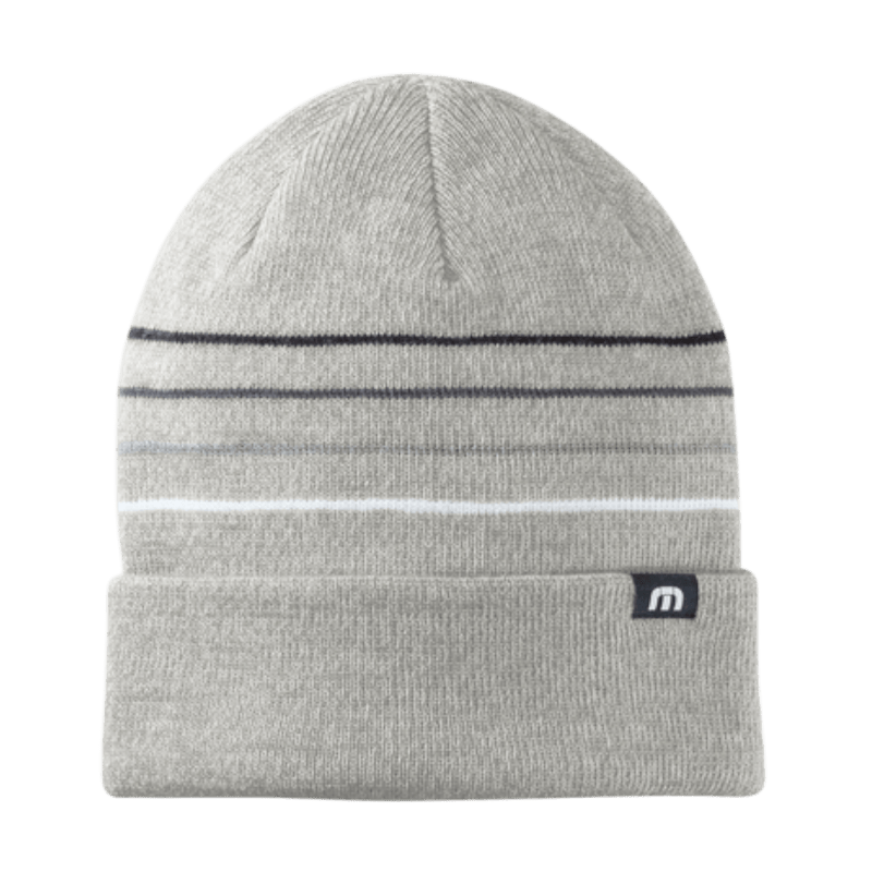 TravisMathew Striped Cuffed Beanie - Beanies - SwagWear
