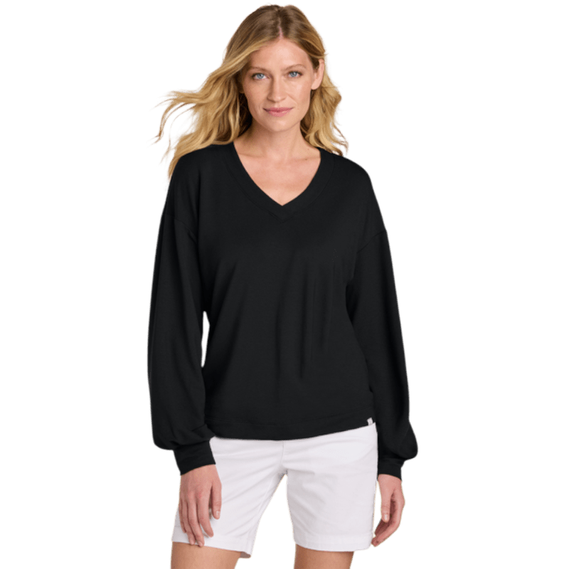 TravisMathew Women’s Long Weekend V - Neck - T-Shirts - SwagWear