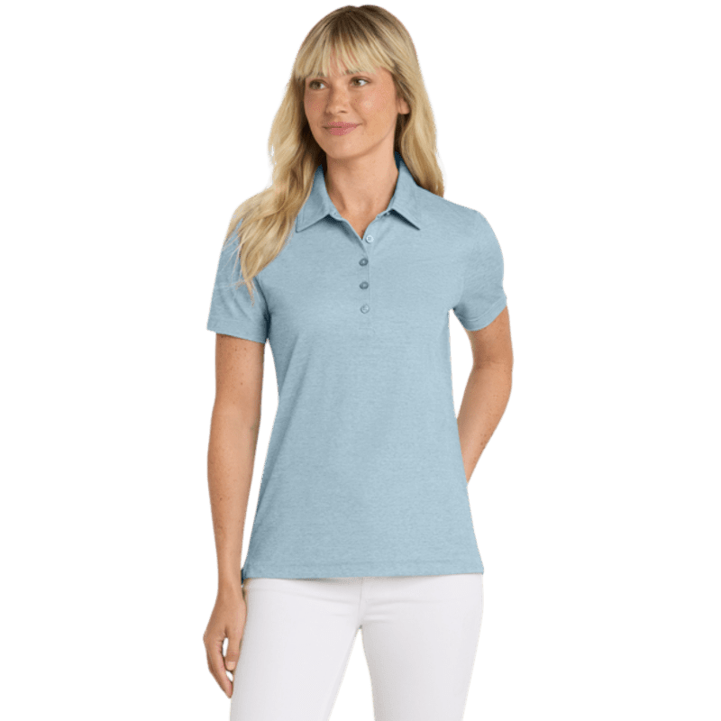 TravisMathew Women's Oceanside Heather Polo - Polos - SwagWear