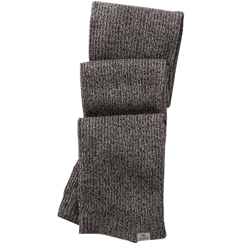 Unisex RAVENLAKE Roots73 Knit Scarf - Dark Charcoal Mix - Scarves