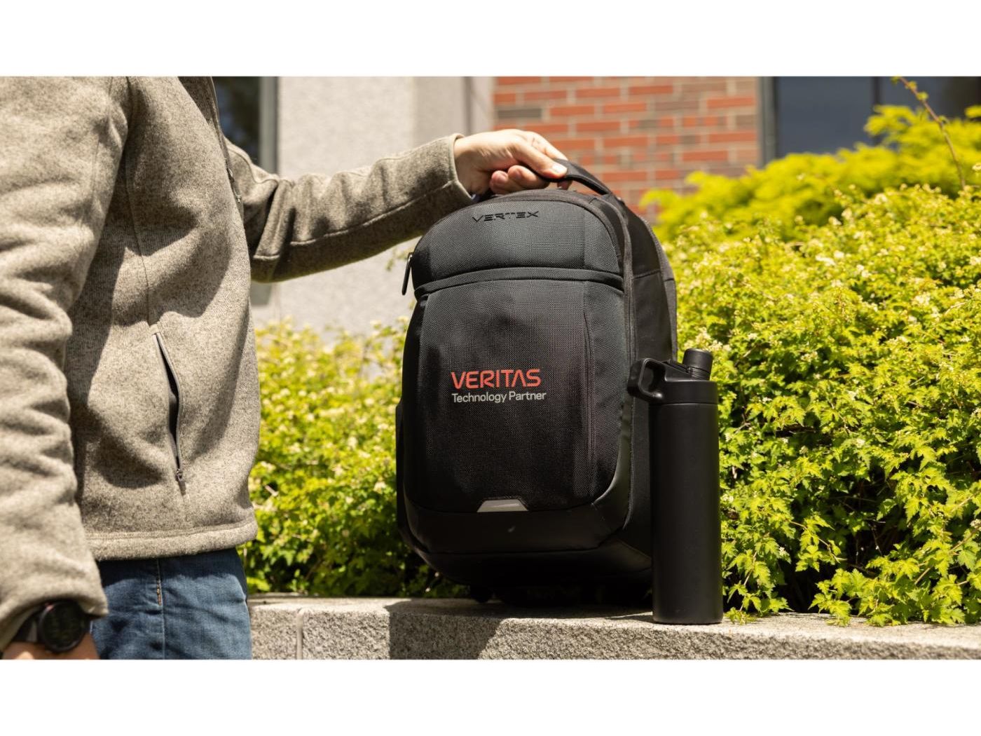 Vertex® Brooklyn Laptop Backpack - Black - Laptop Backpacks