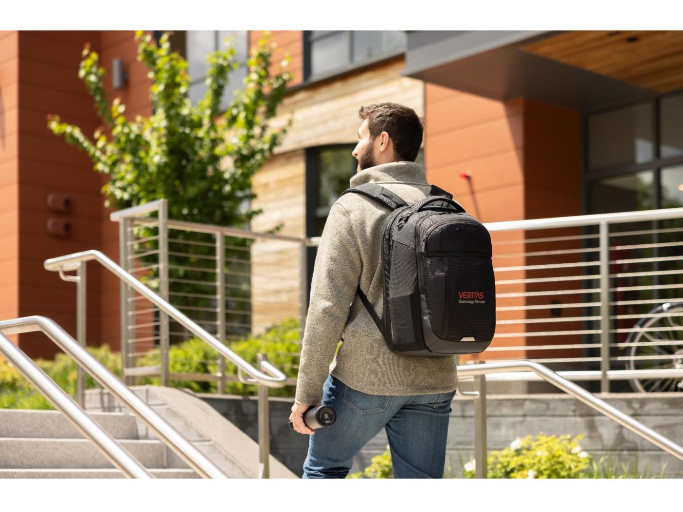 Vertex® Brooklyn Laptop Backpack - Black - Laptop Backpacks