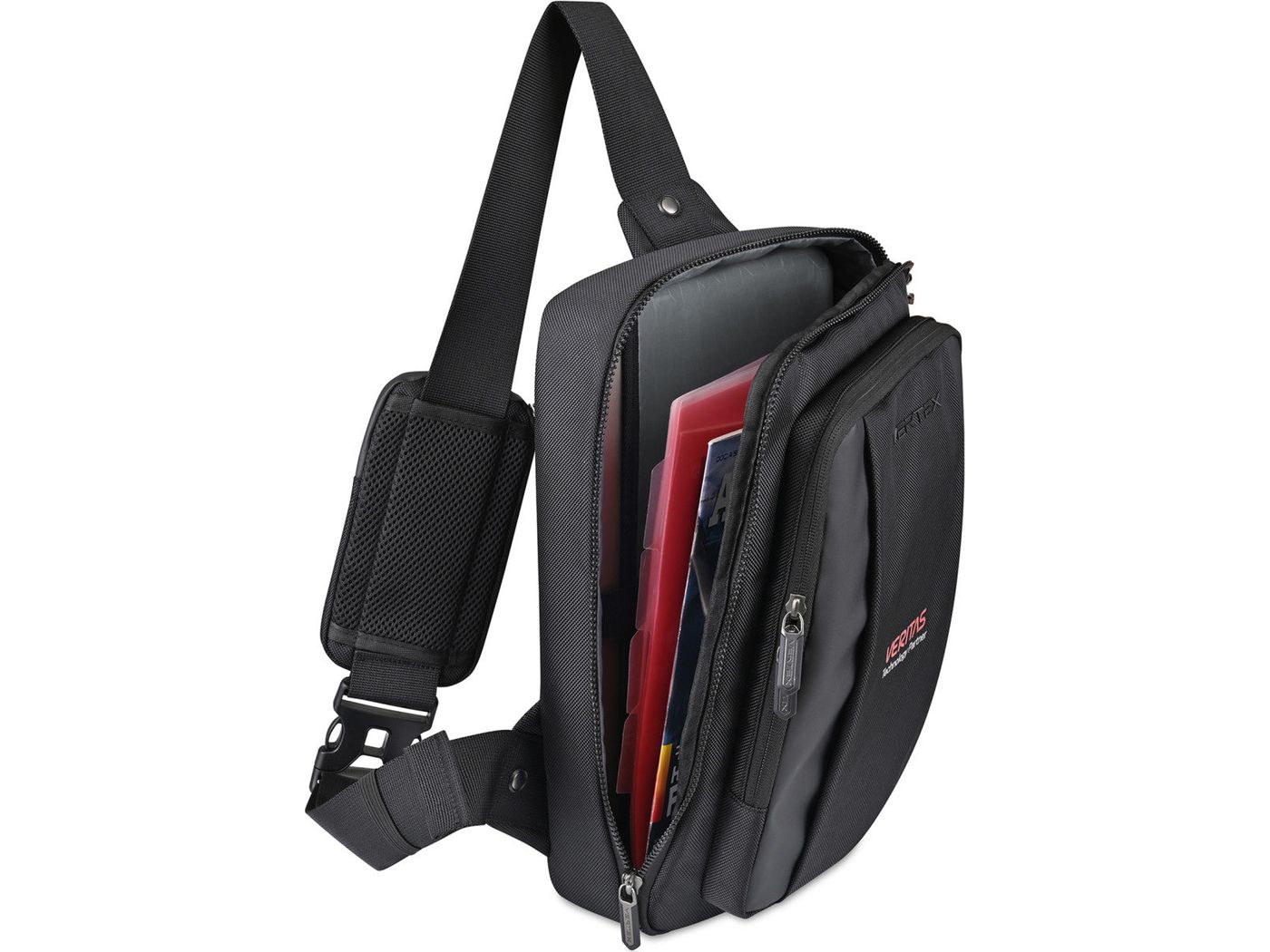 Vertex® Brooklyn Tech Sling - Black - Sling Bags