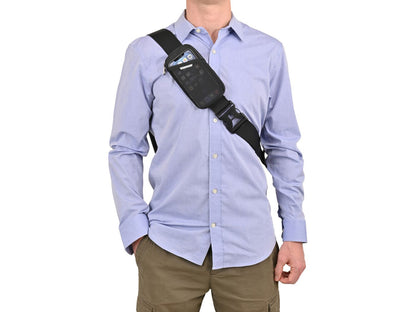 Vertex® Brooklyn Tech Sling - Black - Sling Bags