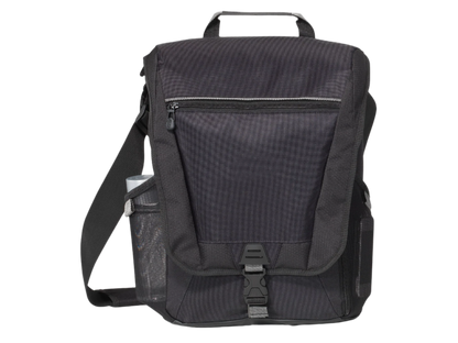 Vertex® Vertical Laptop Messenger Bag - Black - Messenger Bags