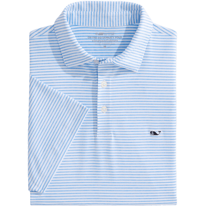 Vineyard Vines Men's Bradley Stripe Signature Sankaty Polo - Polos - SwagWear