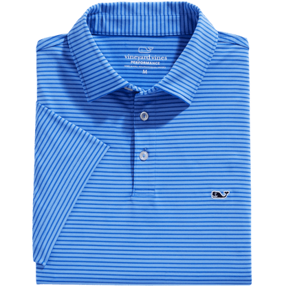 Vineyard Vines Men's Bradley Stripe Signature Sankaty Polo - Polos - SwagWear
