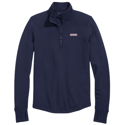 Vineyard Vines Women's Dreamcloth Relaxed Shep Quarter-Zip - Pullovers - SwagWear