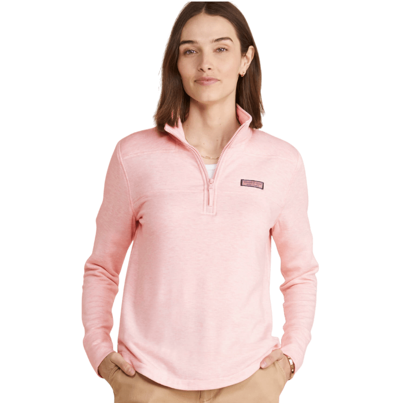 Vineyard Vines Women's Dreamcloth Relaxed Shep Quarter-Zip - Pullovers - SwagWear
