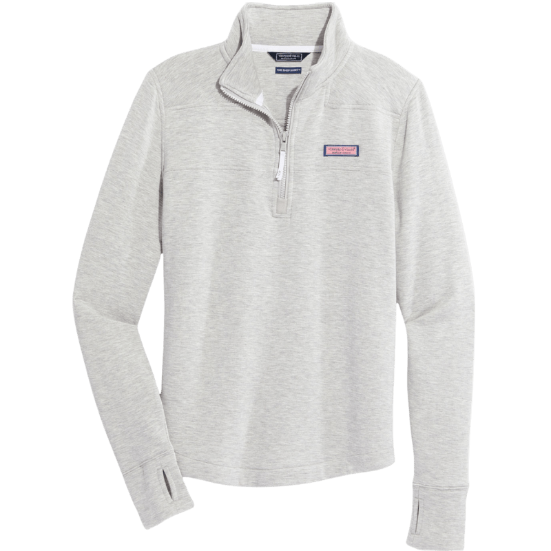 Vineyard Vines Women's Dreamcloth Relaxed Shep Quarter-Zip - Pullovers - SwagWear