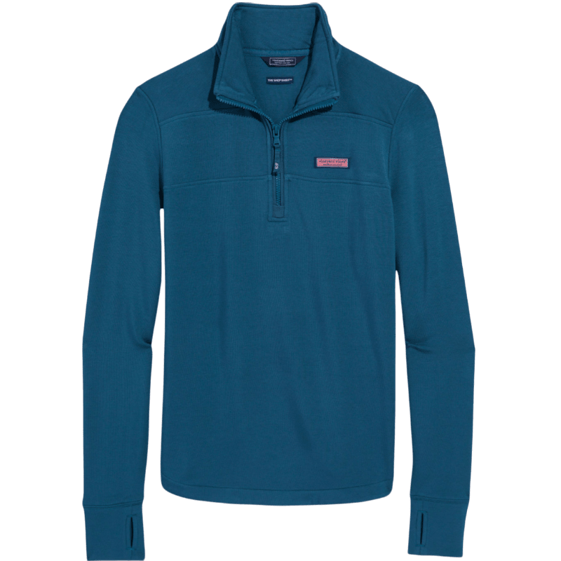 Vineyard Vines Women's Dreamcloth Relaxed Shep Quarter-Zip - Pullovers - SwagWear