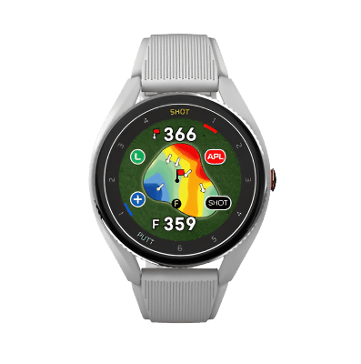 Voice Caddie T9 GPS Watch w\Green Undulation and Slope (Gray) - GPS - SwagWear