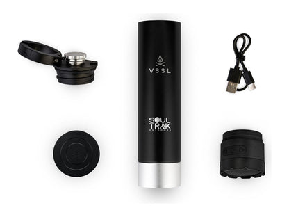 VSSL Insulated Flask with Bluetooth® Speaker - Black - Flasks