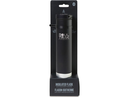 VSSL Insulated Flask with Bluetooth® Speaker - Black - Flasks