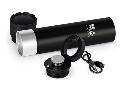 VSSL Insulated Flask with Bluetooth® Speaker - Black - Flasks